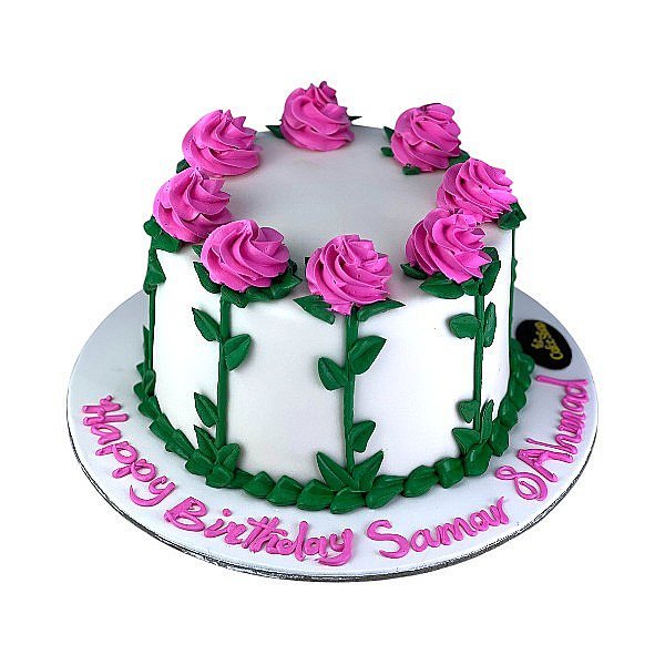 "Flower cake." 34