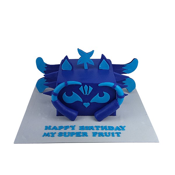 A cake in the shape of a scorpion